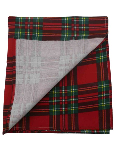 Mantel cuadrado y rectangular impreso de algodón ESCOCIA