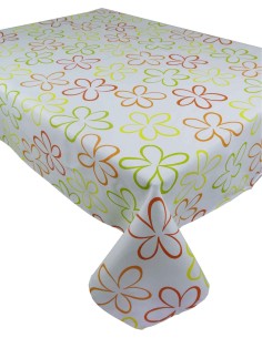 Rectangular cuadrado y rectangular mantel fiorellone colores impresos algodón