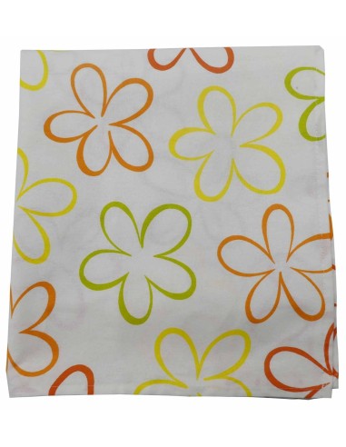 Quadratische und rechteckige Baumwolle bedruckte Tischdecke FIORELLONE COLORS