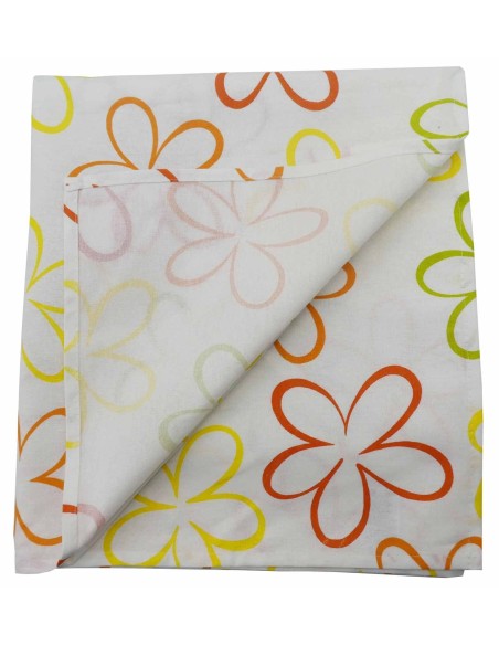 Quadratische und rechteckige Baumwolle bedruckte Tischdecke FIORELLONE COLORS
