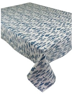 Mantel cuadrado y rectangular de algodón PESCIOLINI
