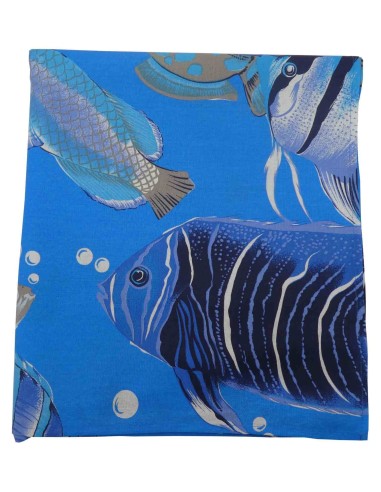 Pescado de algodón de mantel cuadrado y rectangular