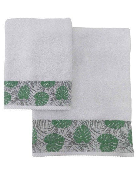 Par de toallas de esponja SCOZIA