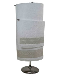 Paire de serviettes et serviette de bain en éponge de coton GRAFFITI