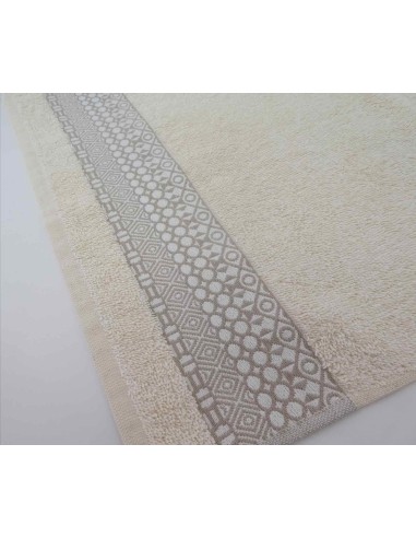 Paire de serviettes et serviette de bain en éponge de coton GRAFFITI