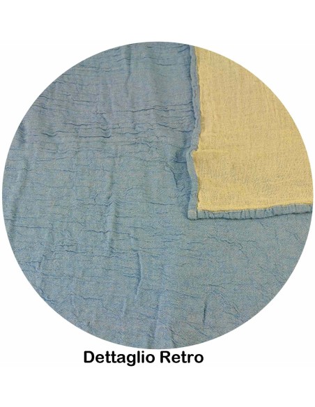 Toile d’ameublement double et couverture de lit unique Stropicciami MARTA