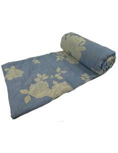 Toile d’ameublement double et couverture de lit unique Stropicciami ROSE 2