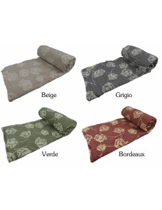 Toile d’ameublement double et couverture de lit unique Stropicciami ROSE 2