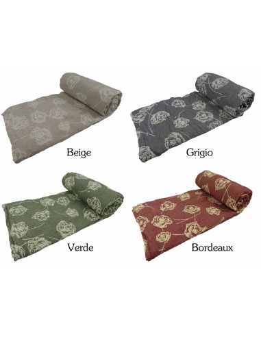 Toalla de muebles dobles y colcha individual Stropicciami ROSE