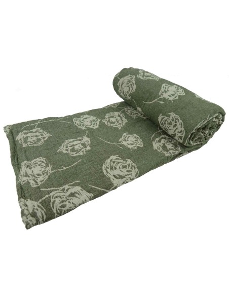 Toile d’ameublement double et couverture de lit unique Stropicciami ROSE