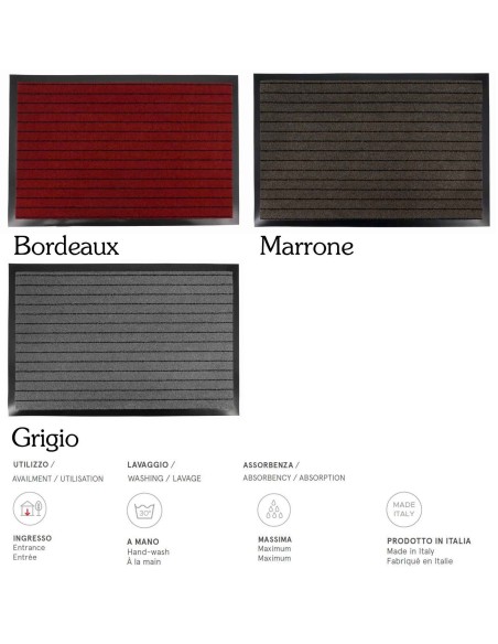 Alfombra de toalla de entrada ALASKA