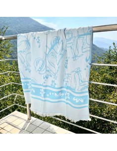Scooter Fouta serviette 90 x 160 cm. 2