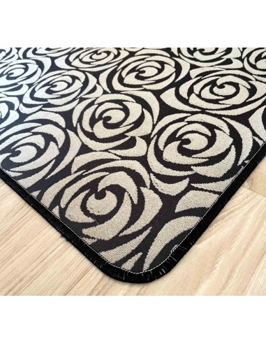 Rose bianche 3D 50 cm breite Küche Teppich.