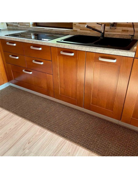 Rattan tapis de cuisine largeur 50 cm.