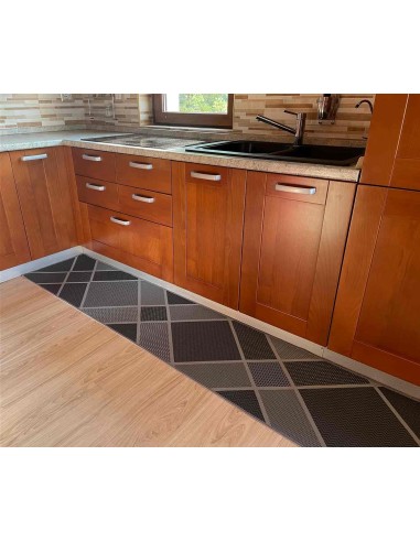 Tapis de cuisine antidérapant de 50 cm de large. ROMBONI