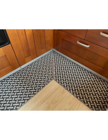 Angolo a 45 gradi servicio de corte personalizado alfombra