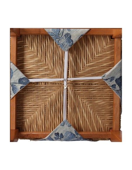 Abnehmbares Stuhlkissen mit Jacquard ANAIS Flossen