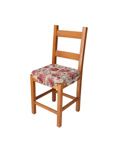 Cuscino per sedia sfoderabile con alette jacquard ANAIS