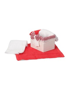 Badezimmer Lavette mit Holzkorb Set 4 Stk. MARGY 2