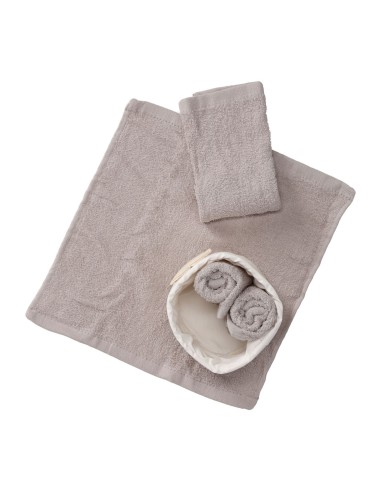 Lavados de baño con juego de cesta de tela 4 uds. SUSANNA