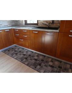 Tapis polyvalent antidérapant de 67 cm de large. PEINTURES 3D 2