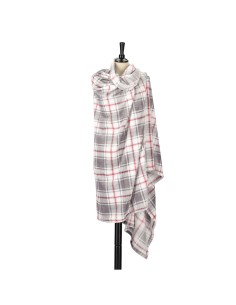 Forro polar estilo tartán plaid 130x160 cm KROS