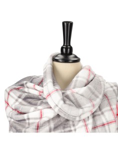 Forro polar estilo tartán plaid 130x160 cm KROS 2