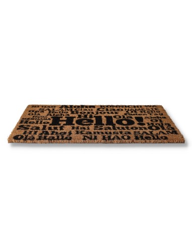 Paillasson rectangulaire en noix de coco cm. 40X70 ALLEGRO BONJOUR