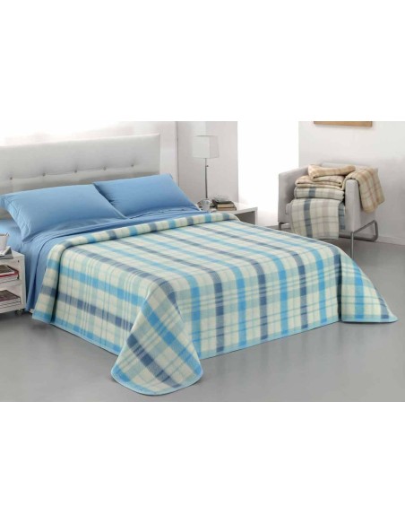 Doppelgesicht Wollmischung Decke NEW ENGLAND