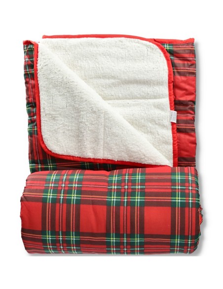 Plaid pelliccetta 130X160 cm. SCOZZESE