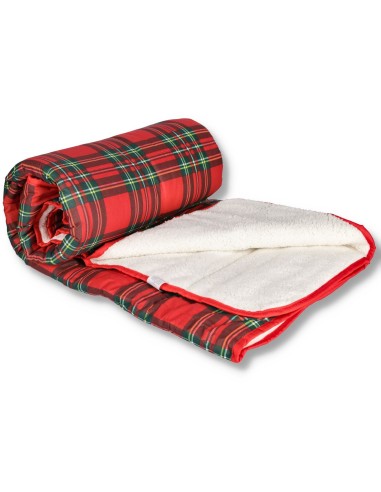 Plaid pelliccetta 130X160 cm. SCOZZESE