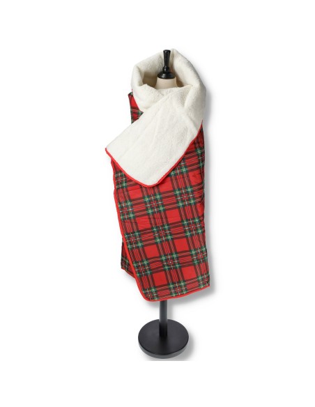 Plaid pelliccetta 130X160 cm. SCOZZESE