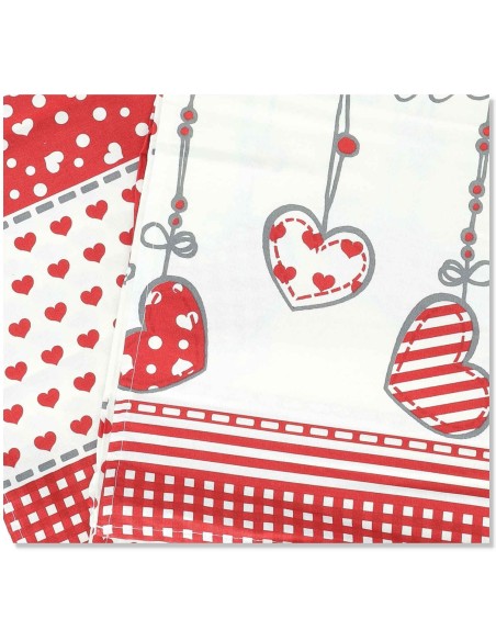 Serviette d’ameublement couvrant HANGING HEARTS