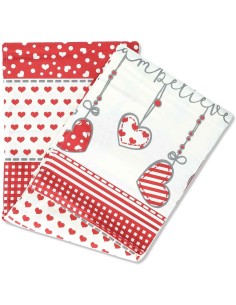 Serviette d’ameublement couvrant HANGING HEARTS
