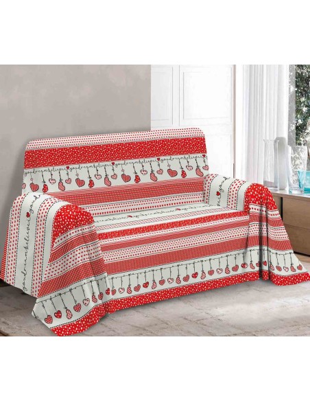 Toalla de decoración que cubre CORAZONES COLGANTES