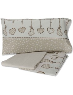Completo lenzuola CUORI APPESI 2