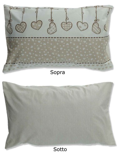 Completo lenzuola CUORI APPESI