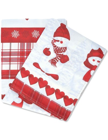 Serviette de meubles recouvrant SNOWMAN