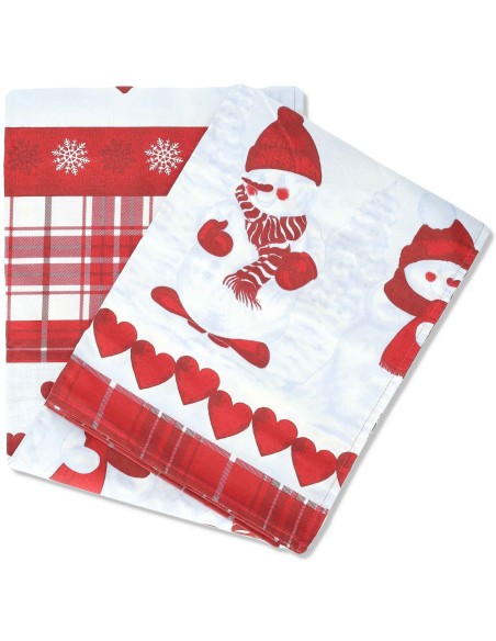 Serviette de meubles recouvrant SNOWMAN