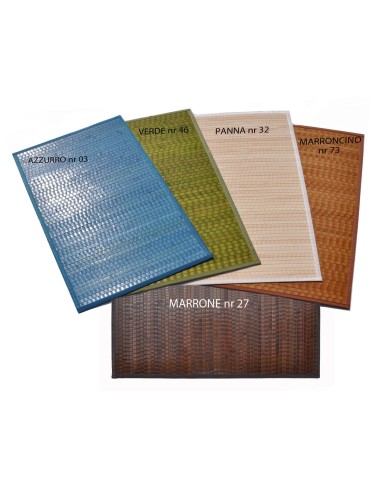Bamboo Tamburato tappeto passatoia cm 55x120
