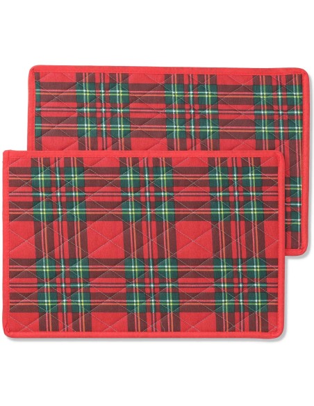 Sets de table américains nr 2 pièces de 33X50 cm. JACK ÉCOSSAIS