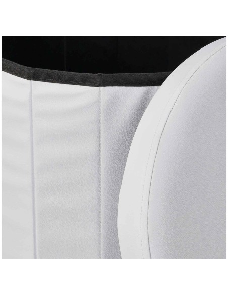 Contenitore pouf ecopelle ROTONDO