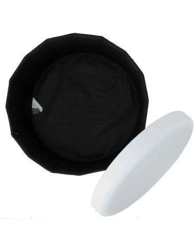 Pouf conteneur éco-cuir ROTONDO