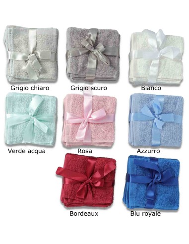 Farbige Waschbecken Set 6 Stück 30x30 cm