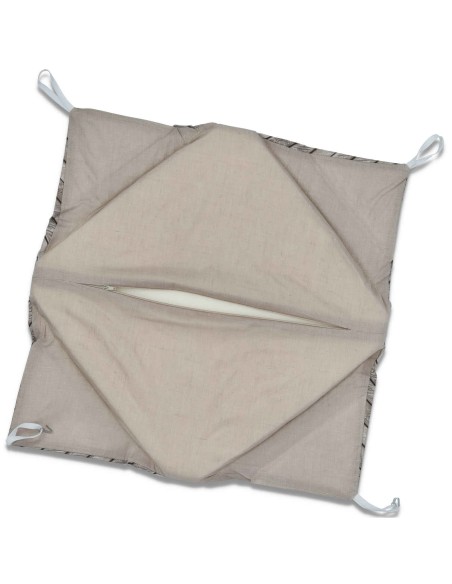 Cojín de silla inamovible con impresión digital de aletas TURNSOLE de onda