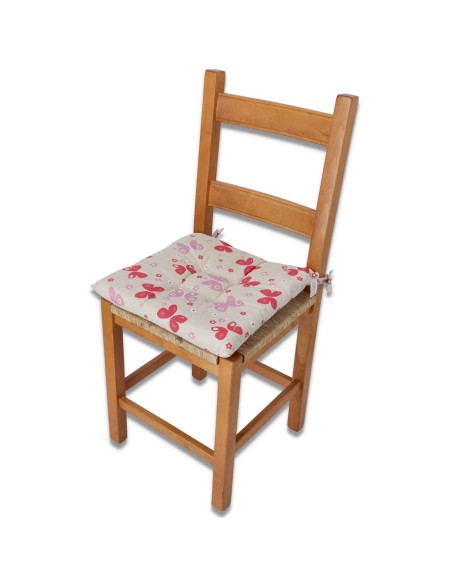 Farfalle cuscino morbidone 40x40 cm.