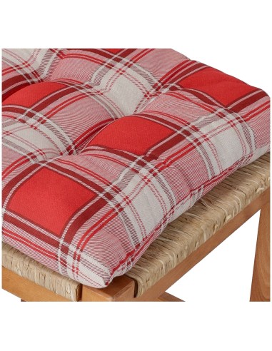 Coussin moelleux 40x40 cm. ÉCOSSAIS