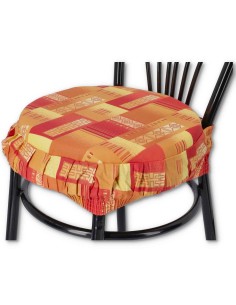 Eldorado cuscino copri sedia ROTONDO con fascia elastica