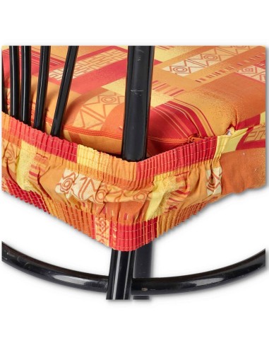 Funda de cojín de silla REDONDA de Eldorado con banda elástica