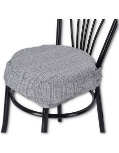 Melange Runde Jacquard Kissen mit Herz